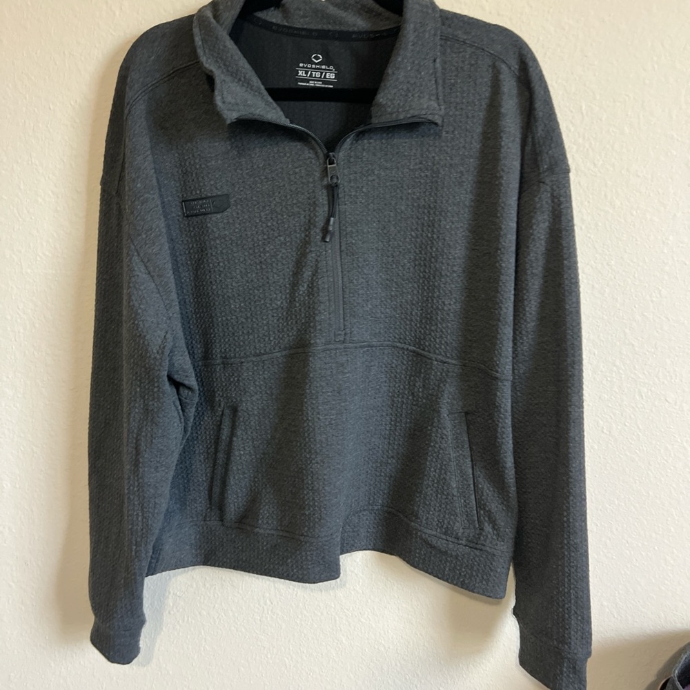 Evoshield Men's Gray Quarter-Zip Sweatshirt